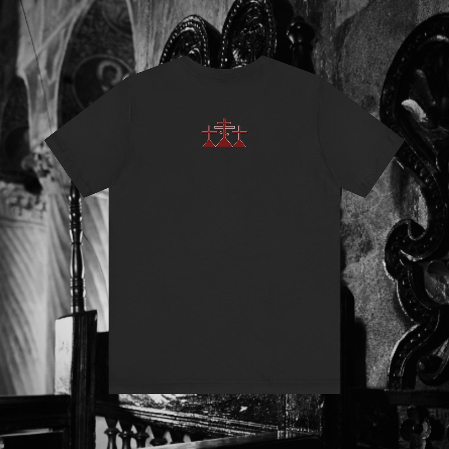 Orthodox Church Near The Lake Unisex Short Sleeve Shirt