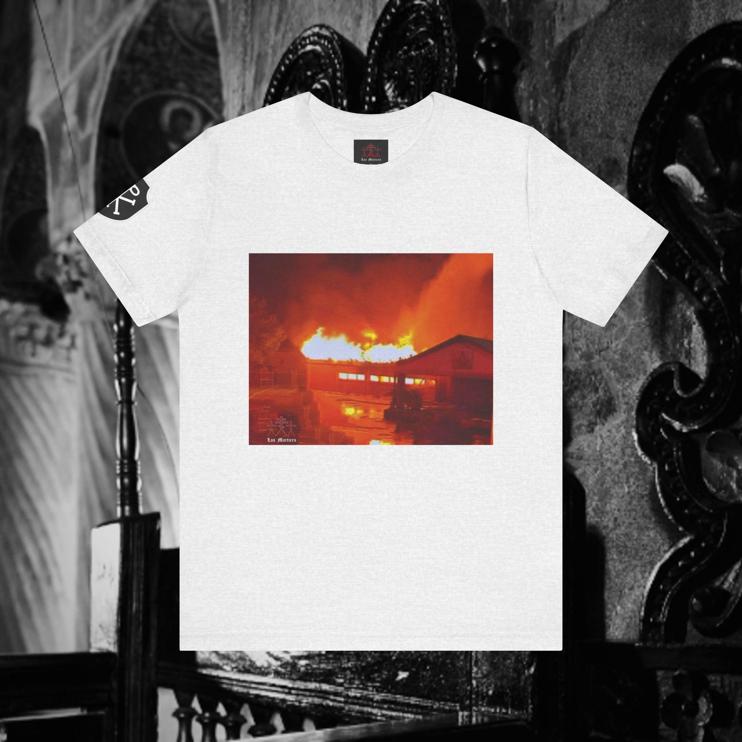 Masonic Lodge Burning Unisex T-Shirt