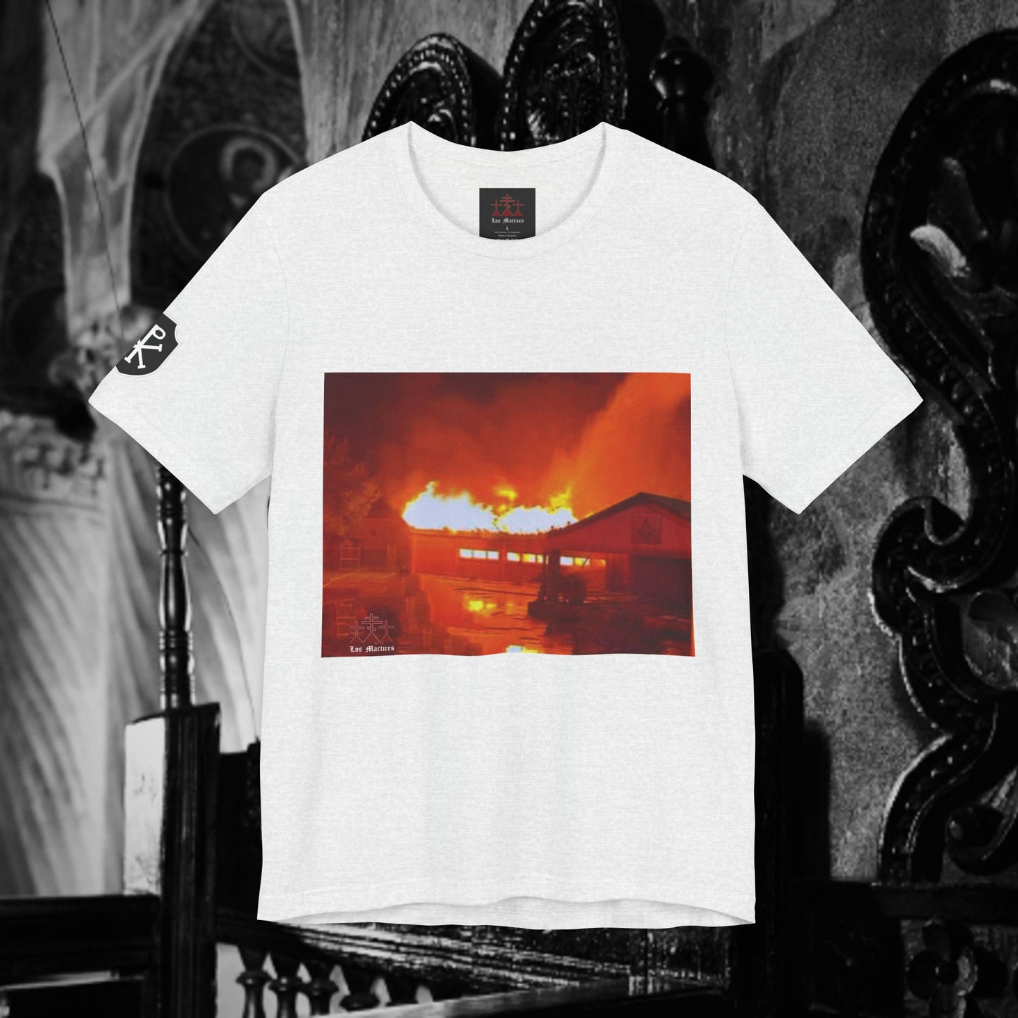 Masonic Lodge Burning Unisex T-Shirt