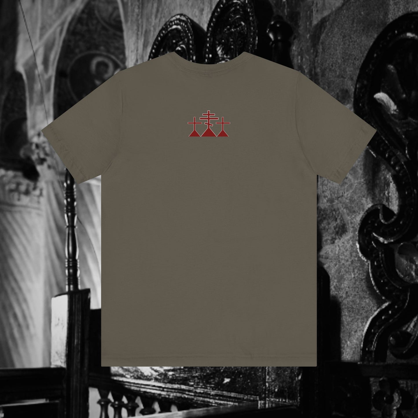 Orthodox Church Near The Lake Unisex Short Sleeve Shirt