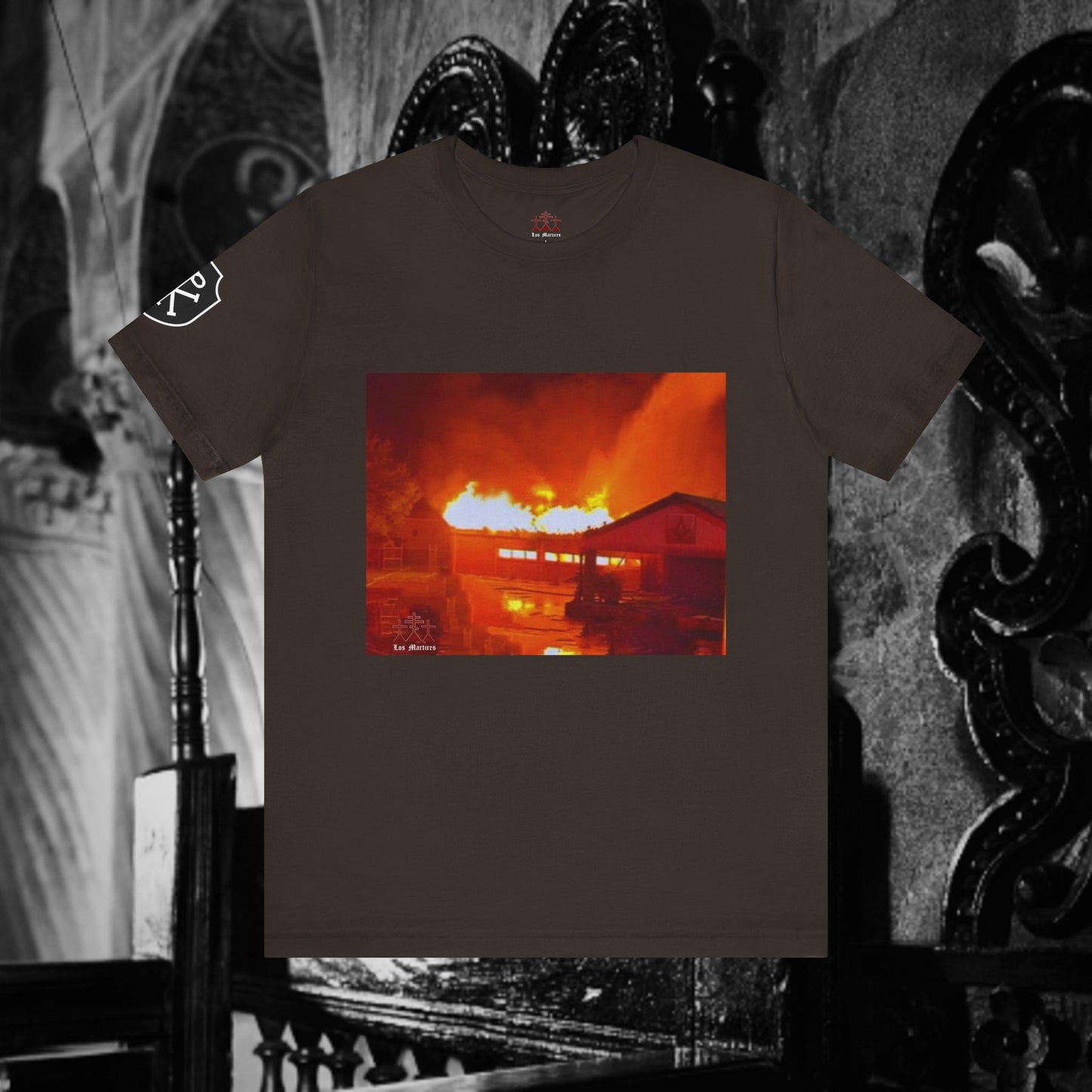 Masonic Lodge Burning Unisex T-Shirt