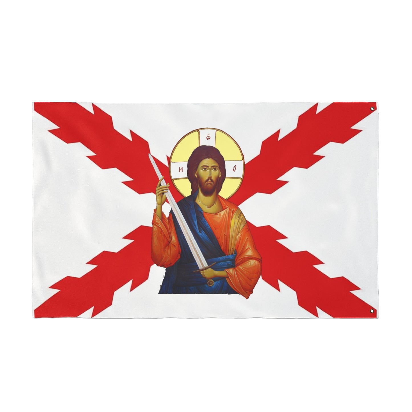 Spanish Empire Flag with Jesus Christ