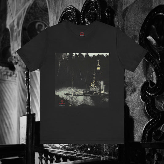 Orthodox Church Near The Lake Unisex Short Sleeve Shirt