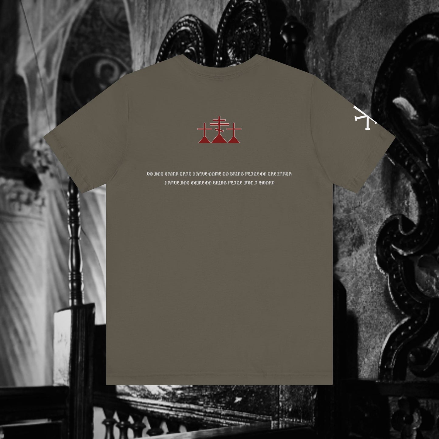 Christ with a sword Unisex Shirt