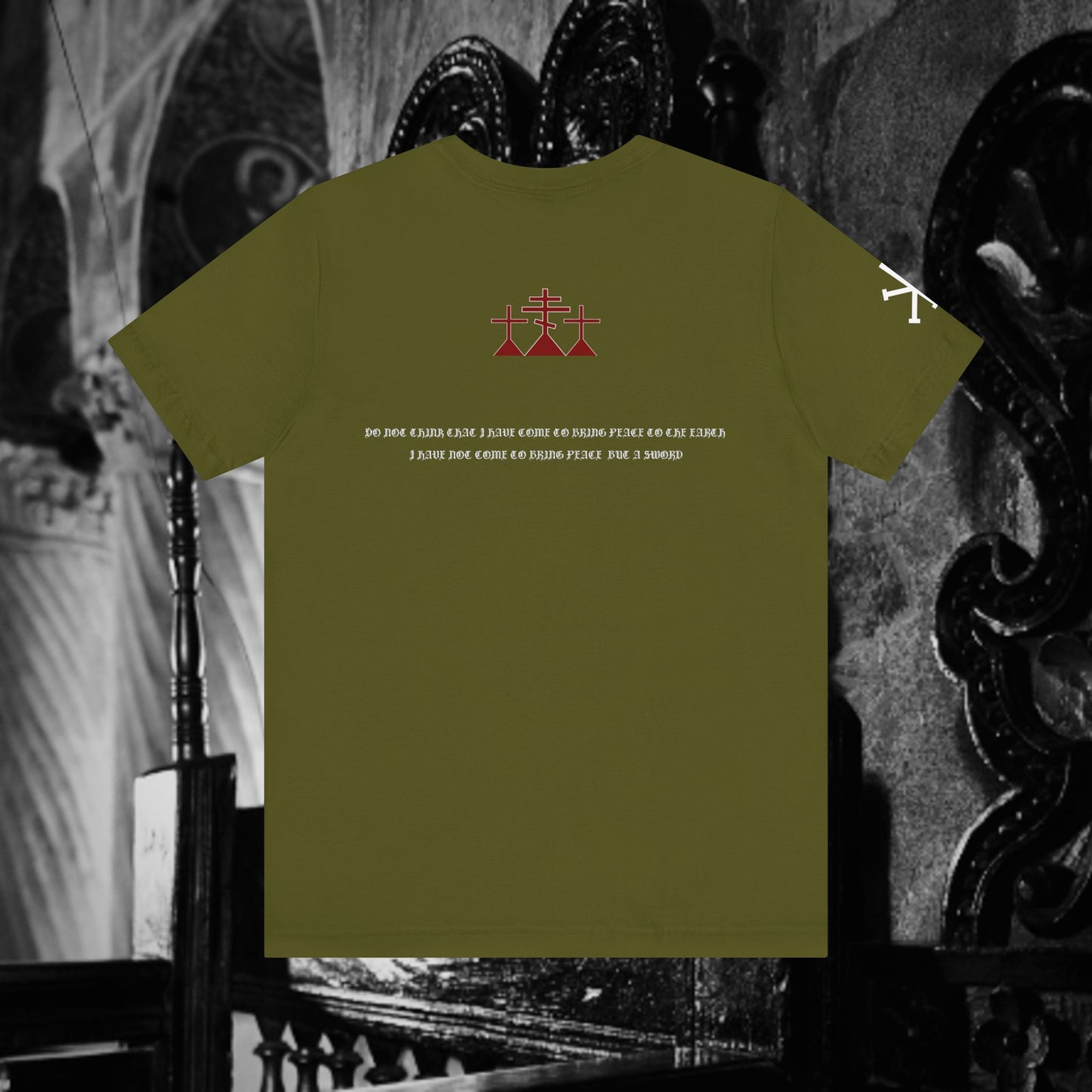 Christ with a sword Unisex Shirt