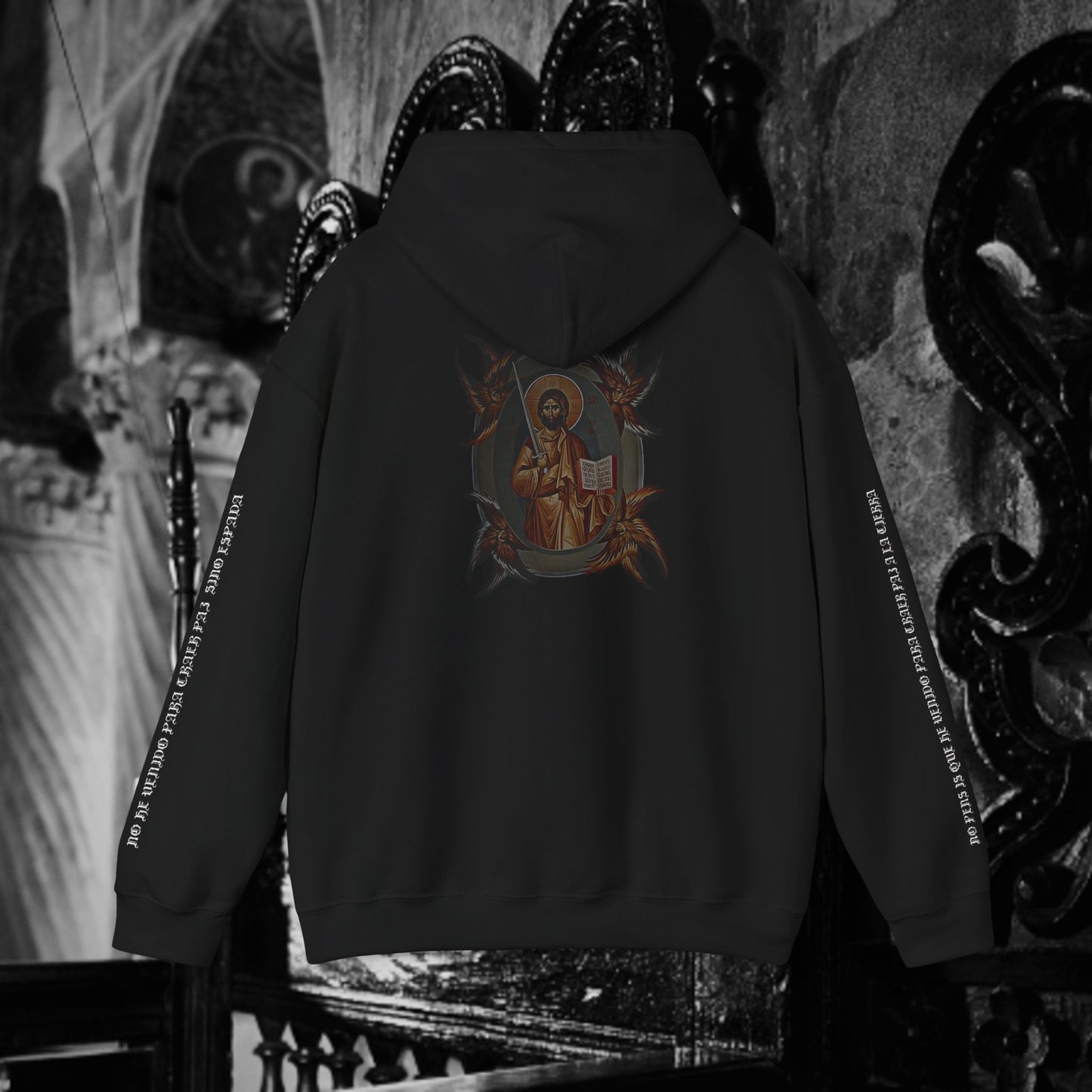 Christ with a sword Unisex Hoodie