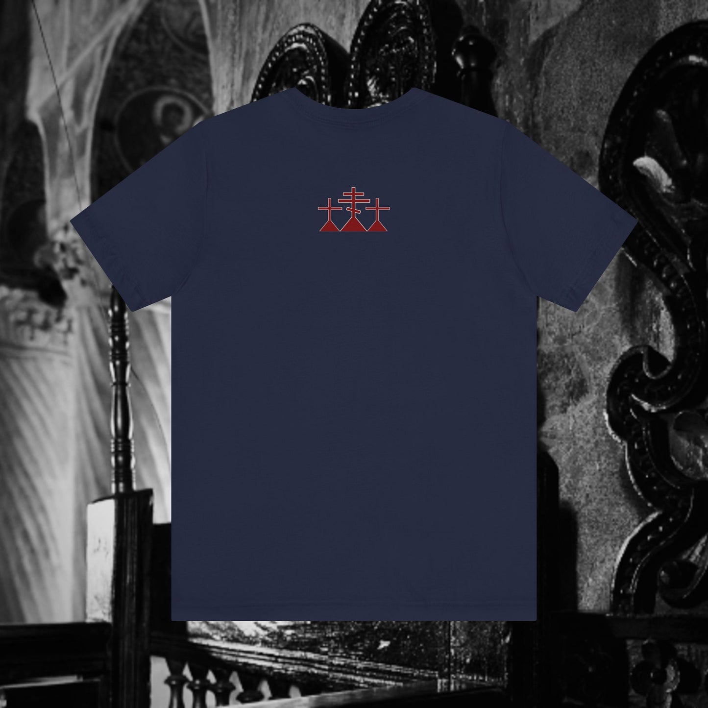 Orthodox Church Near The Lake Unisex Short Sleeve Shirt