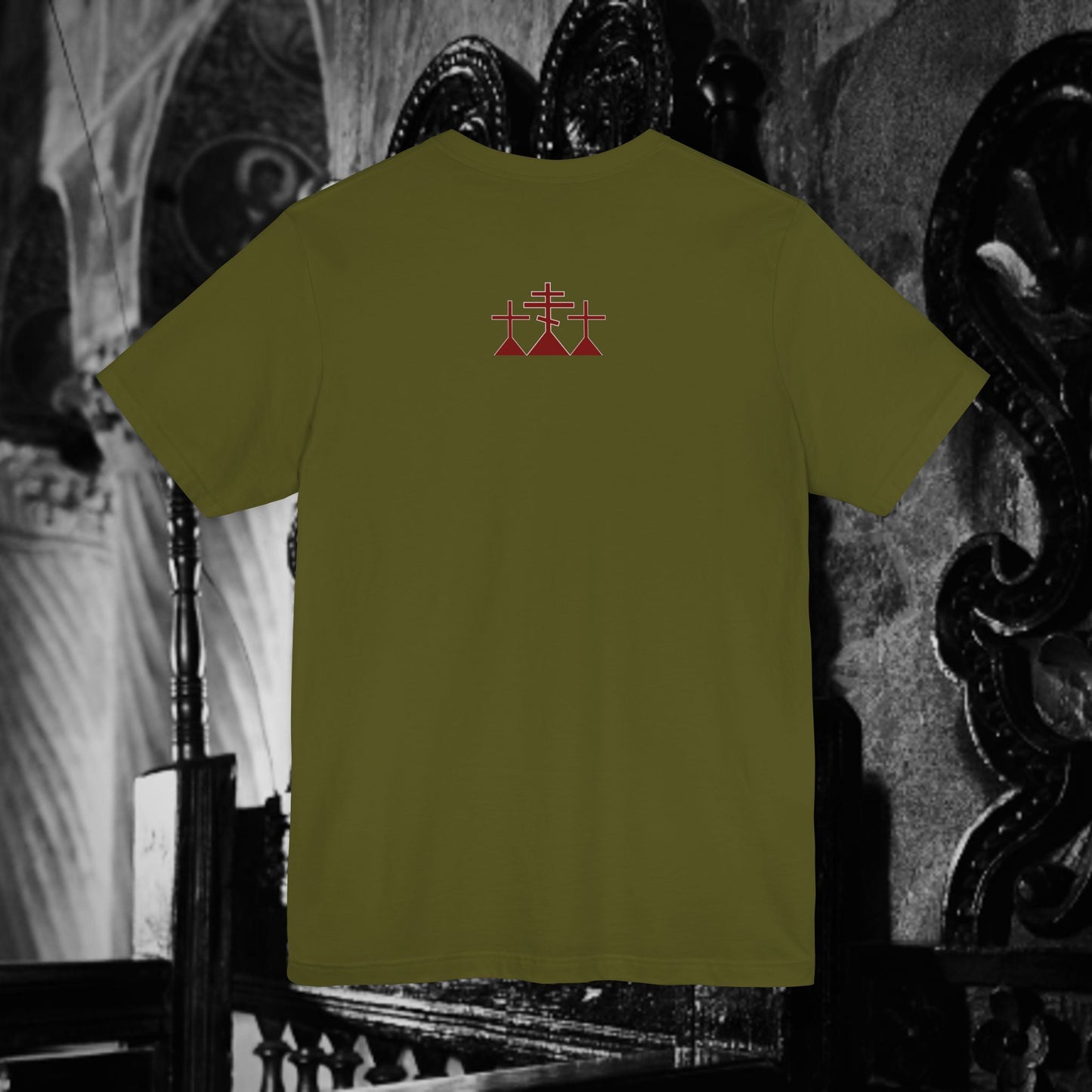 Orthodox Church Near The Lake Unisex Short Sleeve Shirt