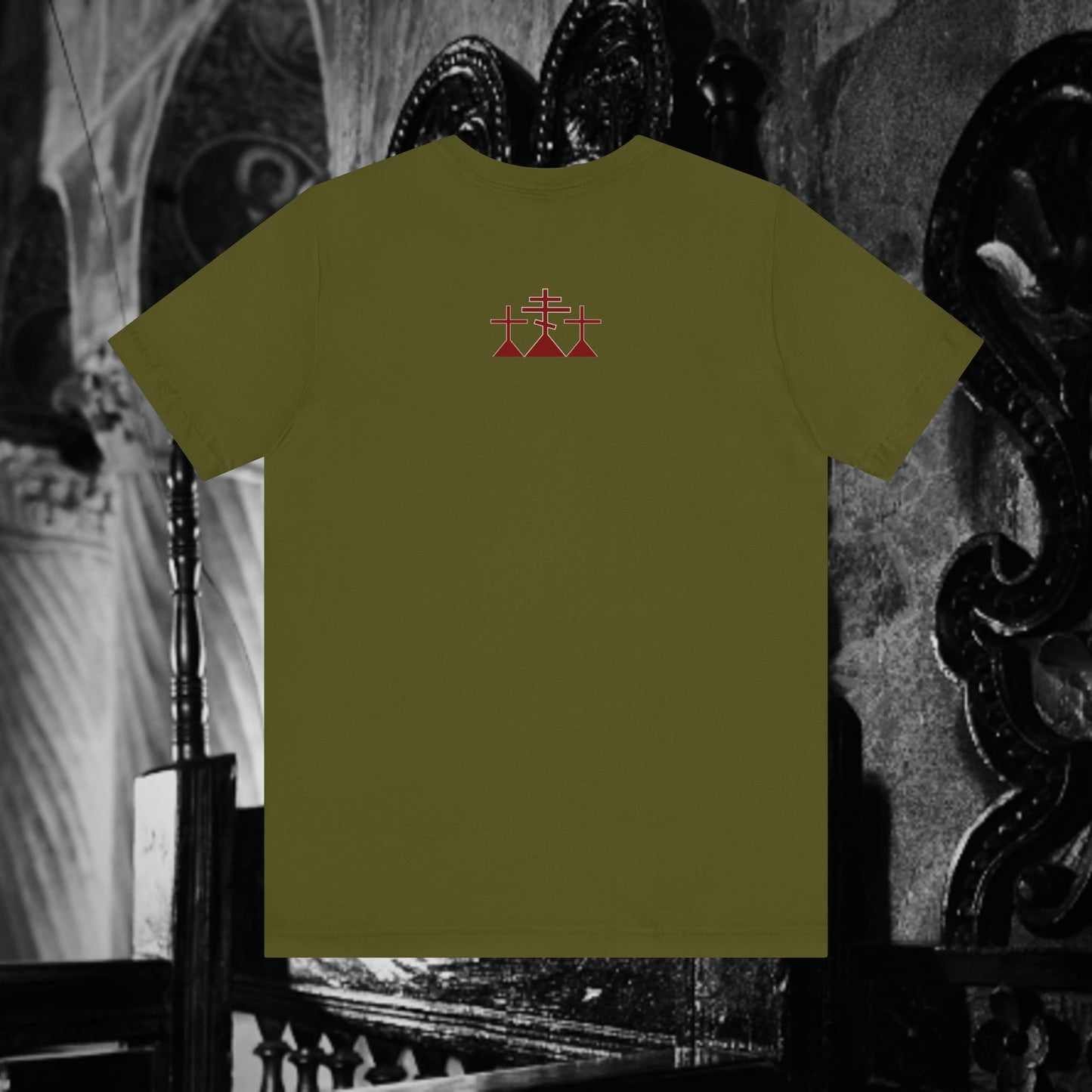 Orthodox Church Near The Lake Unisex Short Sleeve Shirt