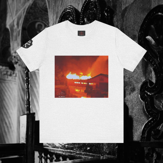 Masonic Lodge Burning Unisex T-Shirt