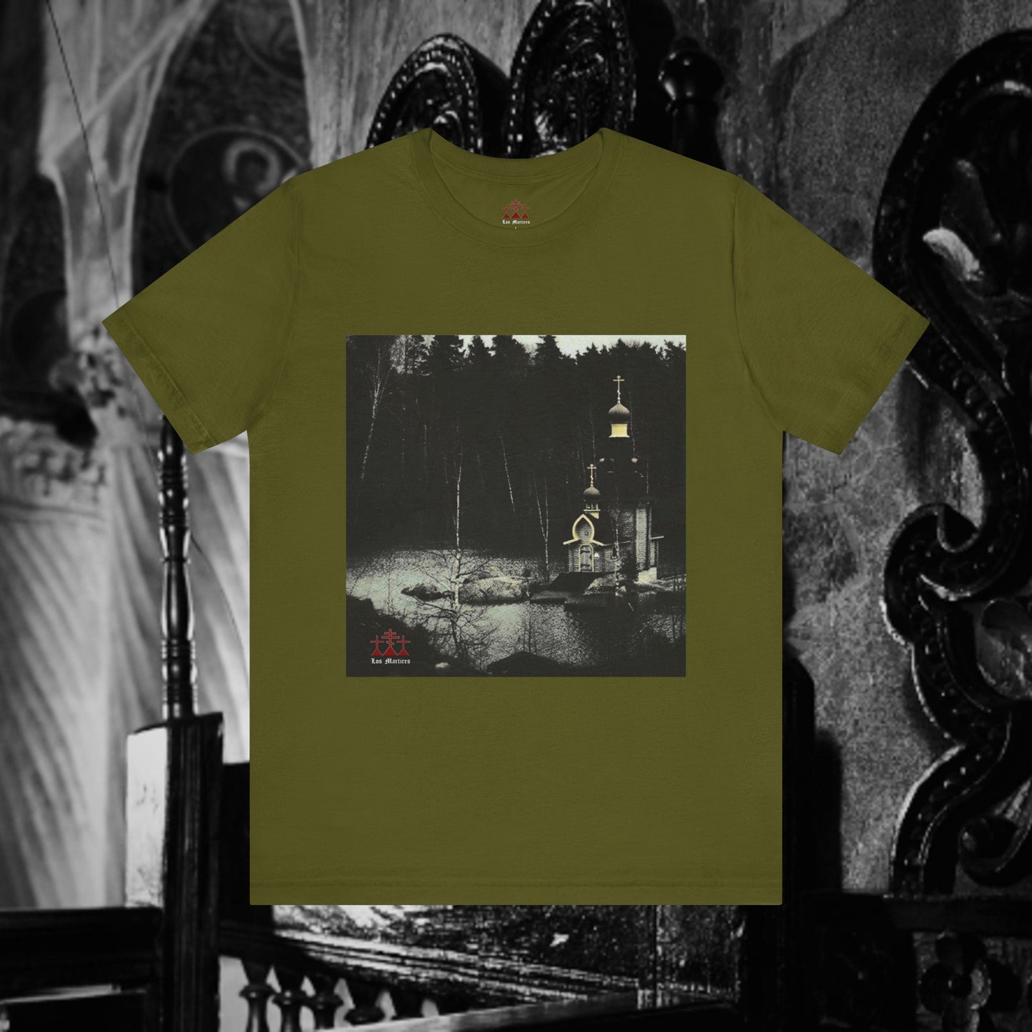 Orthodox Church Near The Lake Unisex Short Sleeve Shirt