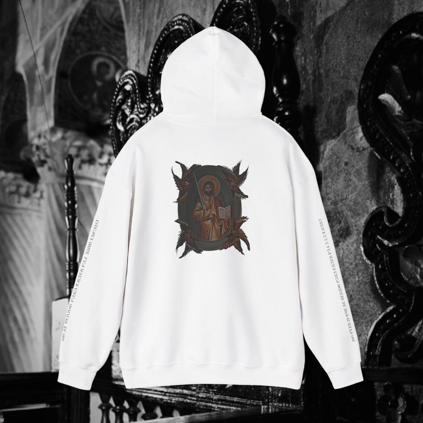 Christ with a sword Unisex Hoodie