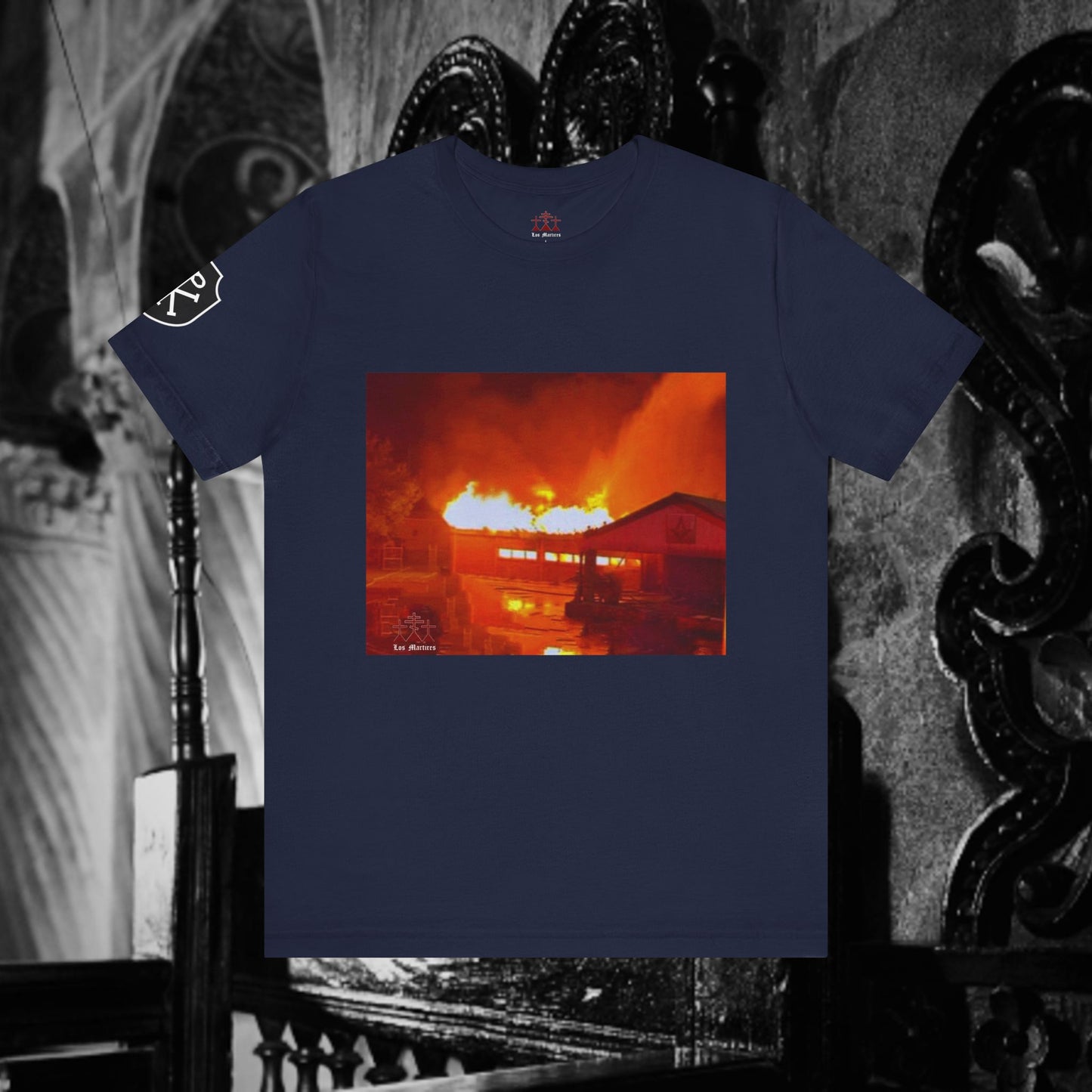Masonic Lodge Burning Unisex T-Shirt