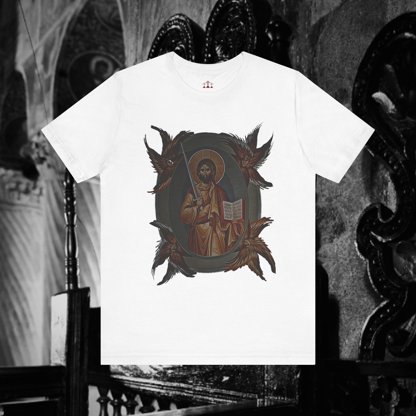 Christ with a sword Unisex Shirt