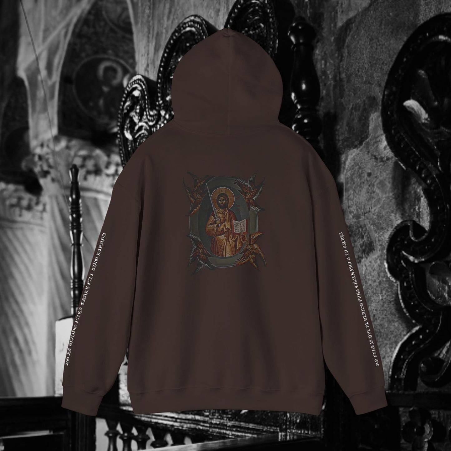 Christ with a sword Unisex Hoodie