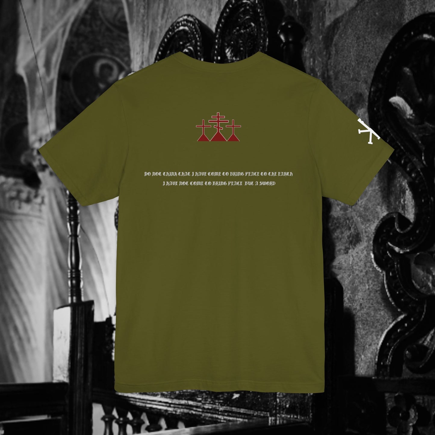 Christ with a sword Unisex Shirt