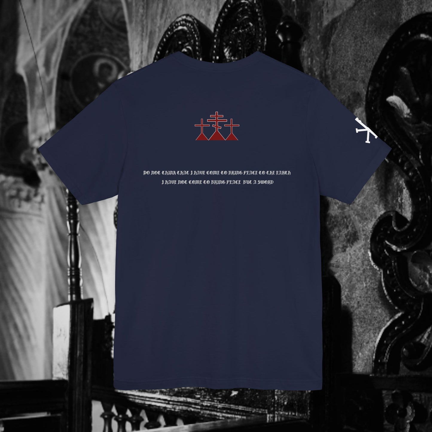 Christ with a sword Unisex Shirt