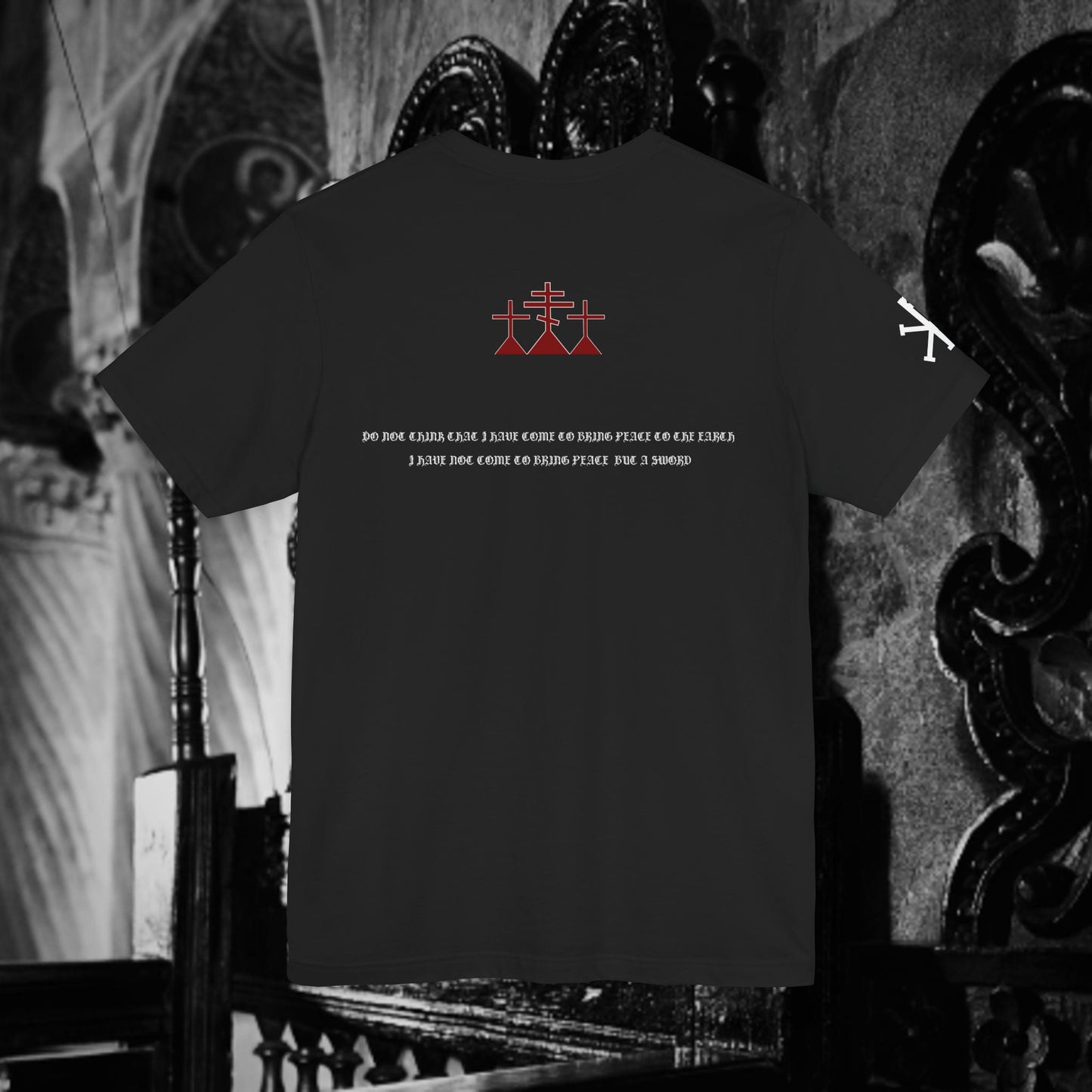 Christ with a sword Unisex Shirt