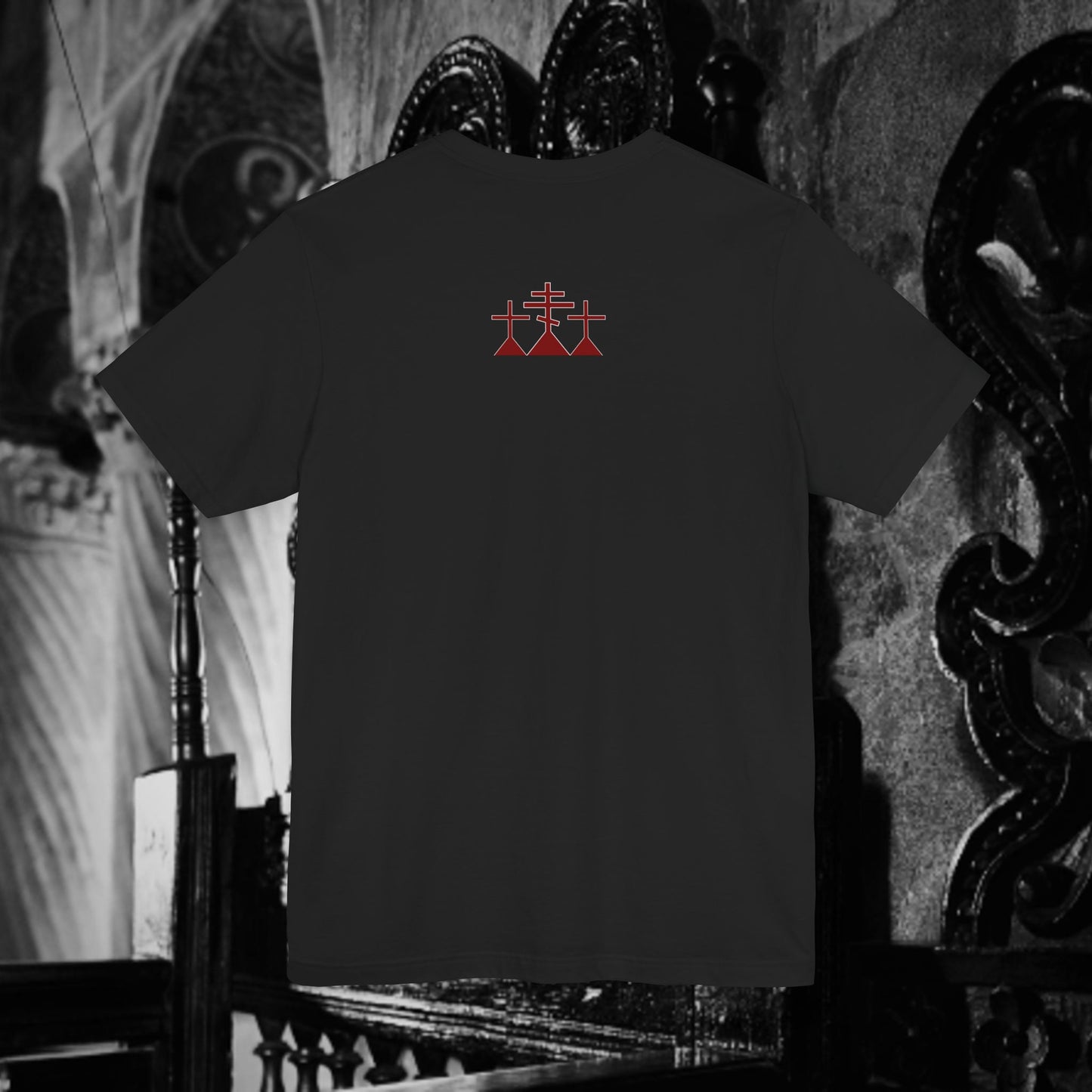 Orthodox Church Near The Lake Unisex Short Sleeve Shirt