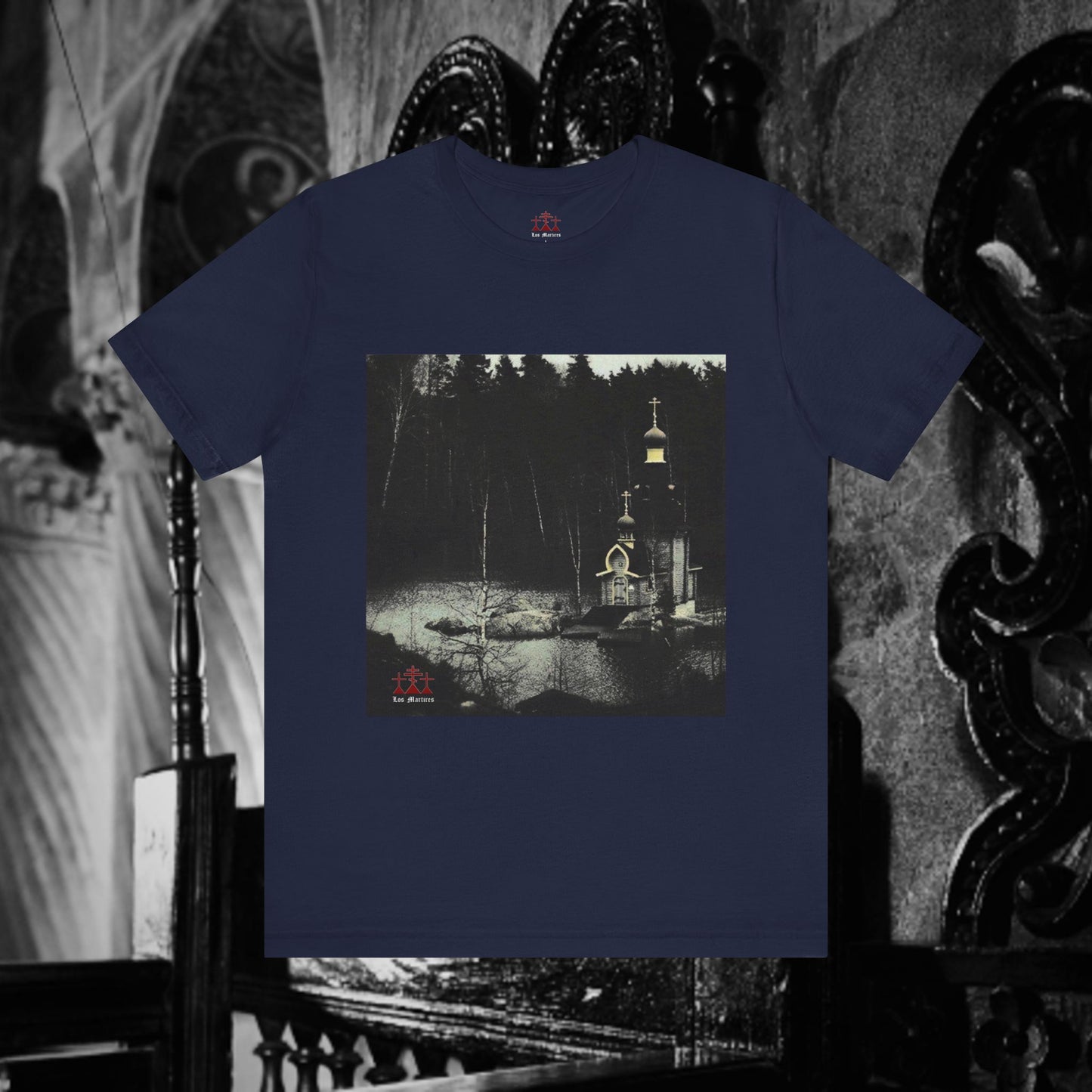 Orthodox Church Near The Lake Unisex Short Sleeve Shirt