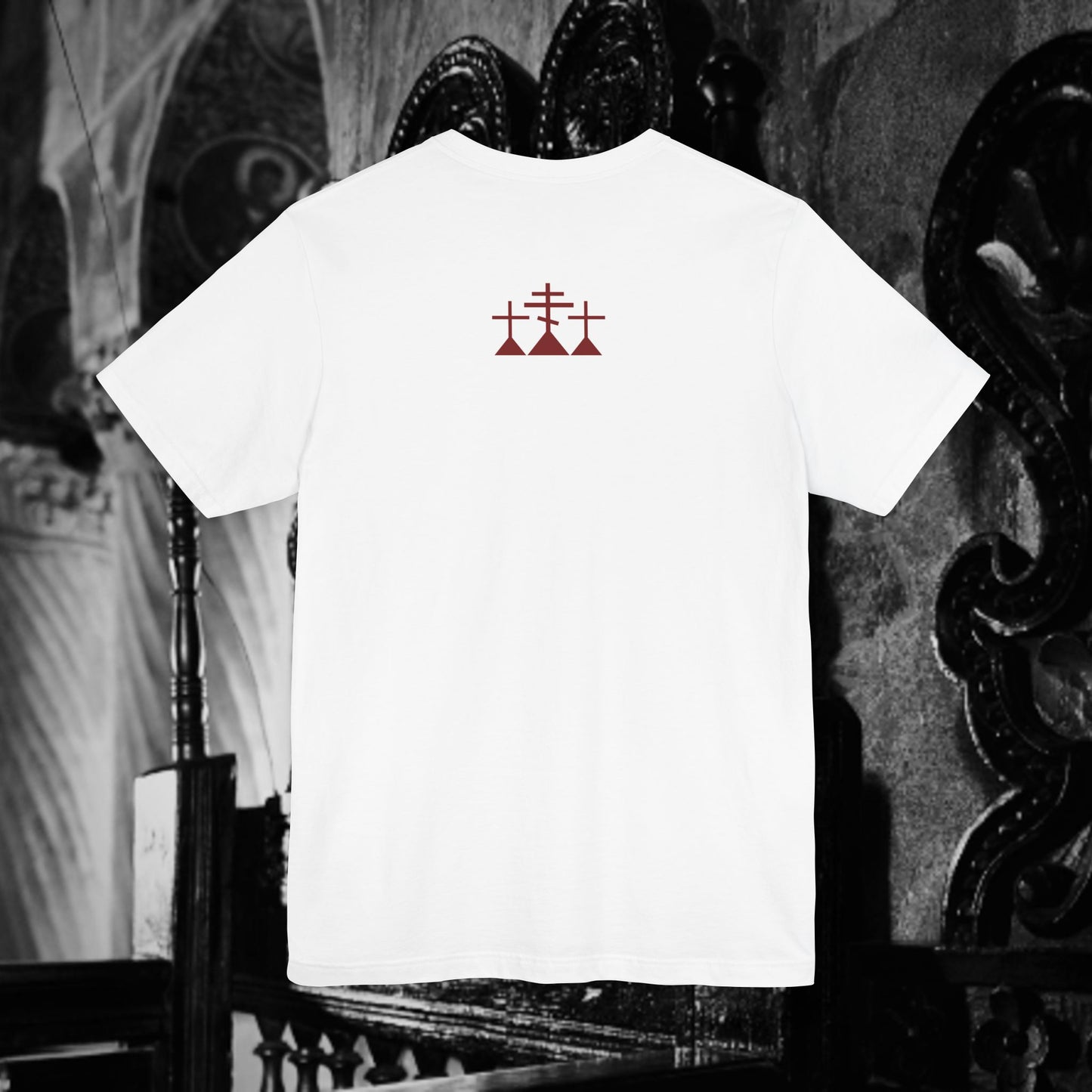 Orthodox Church Near The Lake Unisex Short Sleeve Shirt