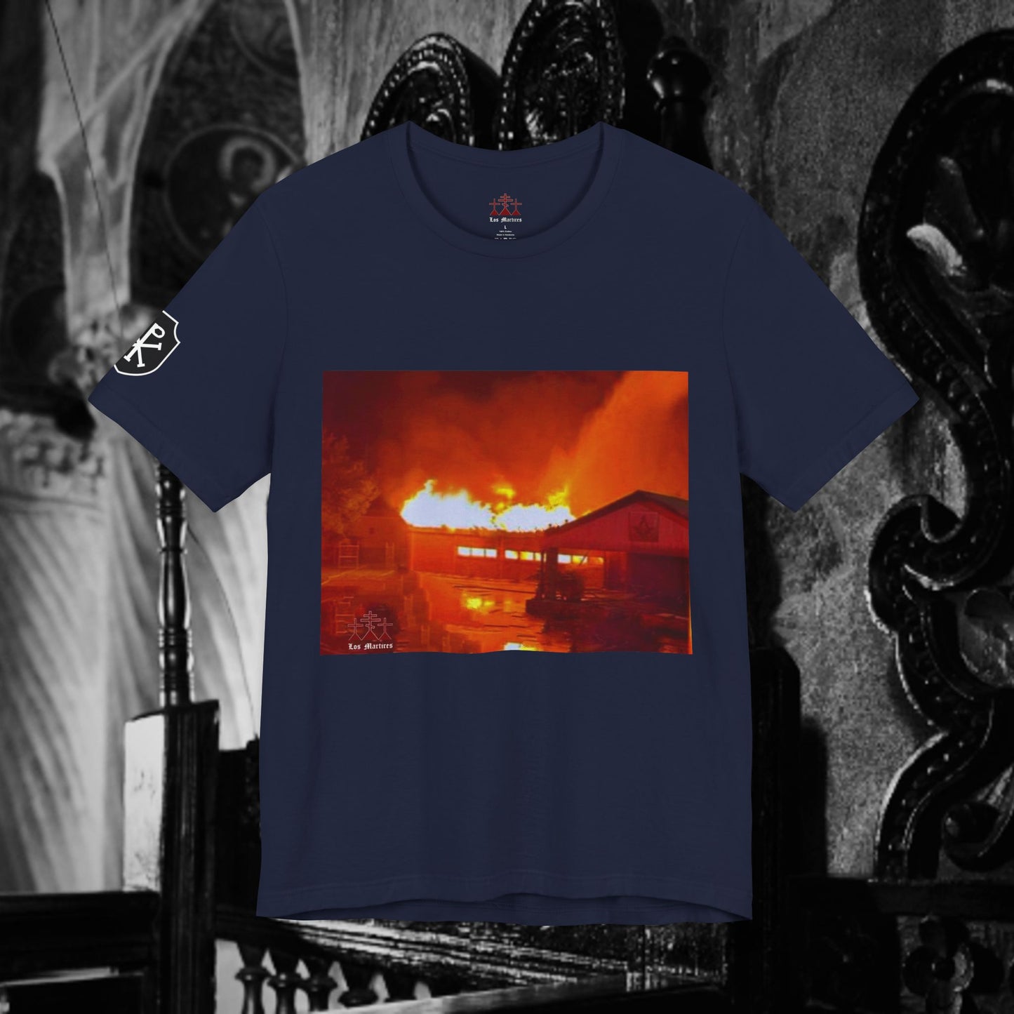 Masonic Lodge Burning Unisex T-Shirt