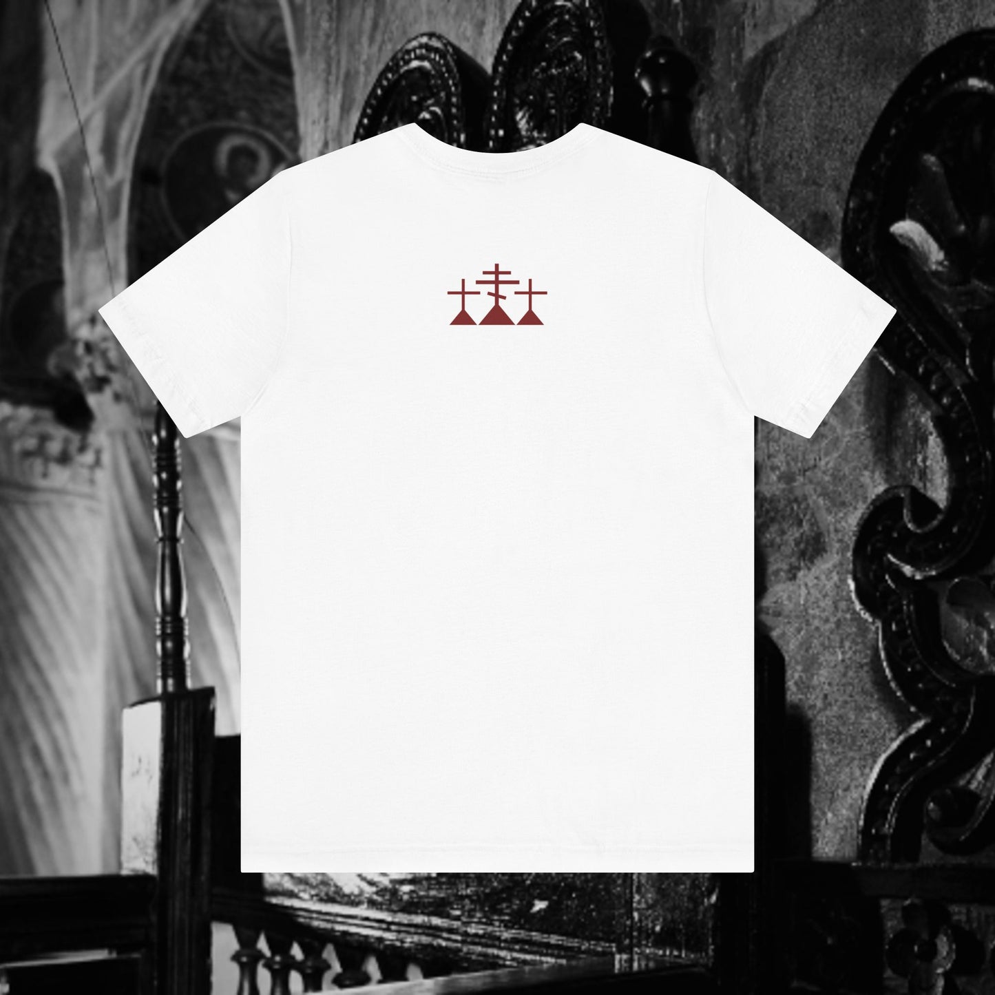 Orthodox Church Near The Lake Unisex Short Sleeve Shirt