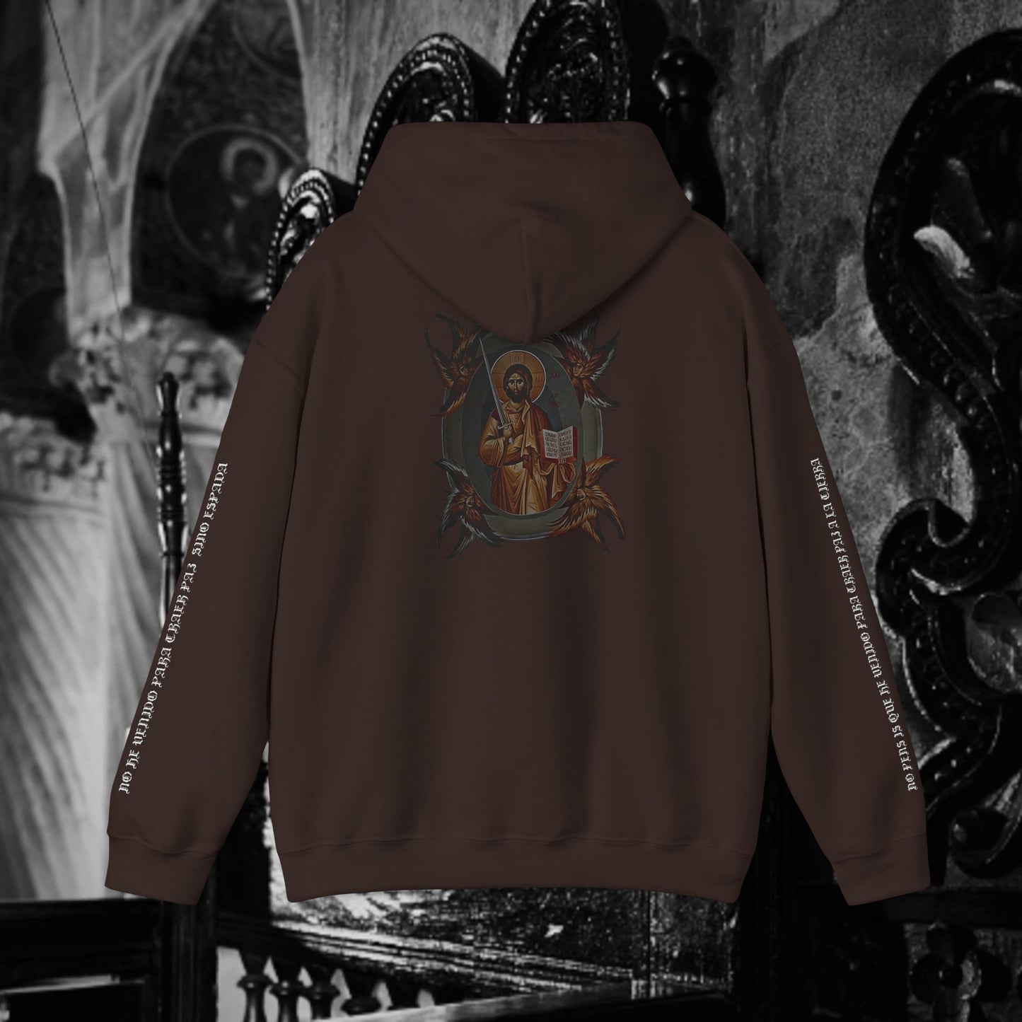 Christ with a sword Unisex Hoodie