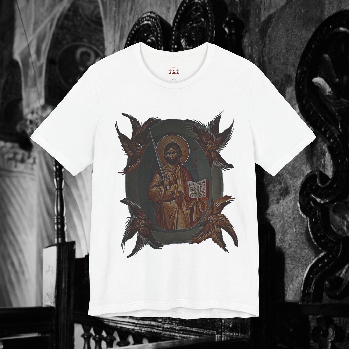 Christ with a sword Unisex Shirt