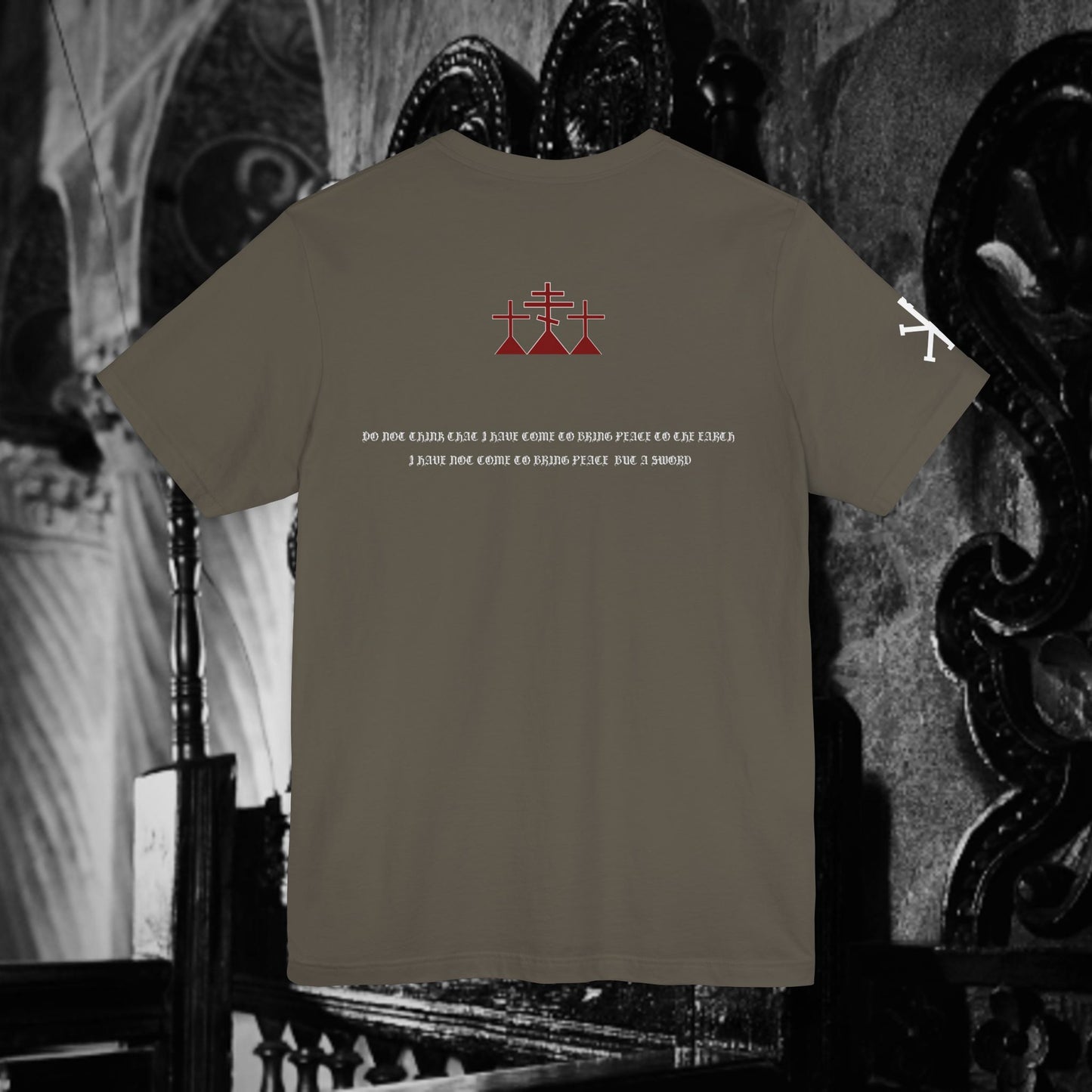 Christ with a sword Unisex Shirt