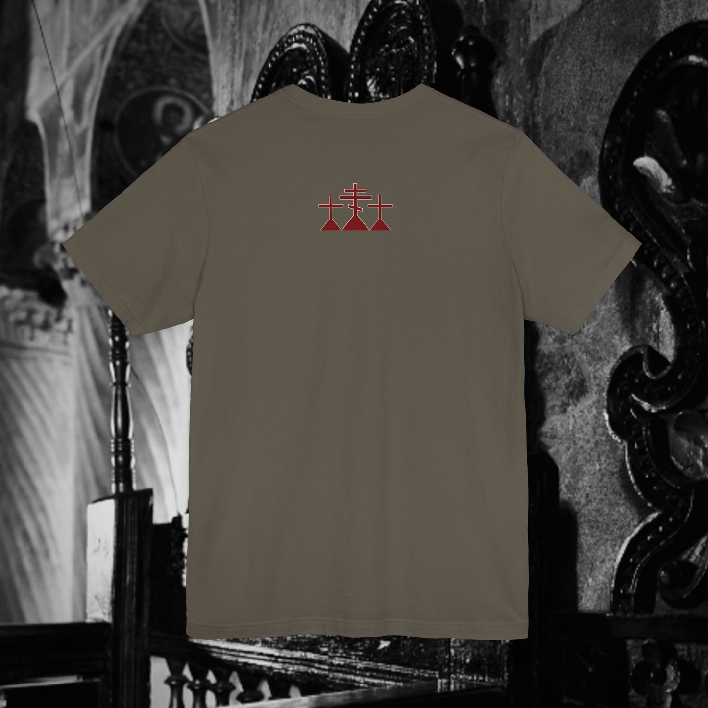 Orthodox Church Near The Lake Unisex Short Sleeve Shirt